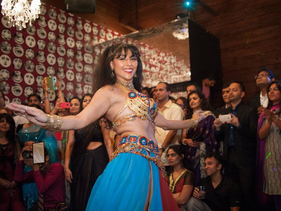 Dancer at Bollywood Ball