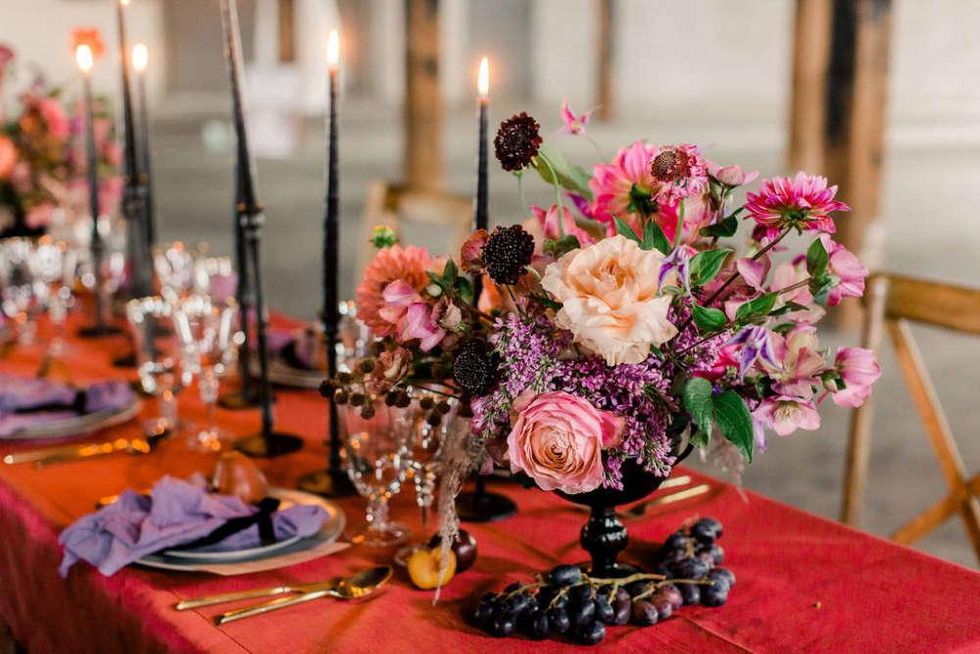 dark palettes_ real Weddings