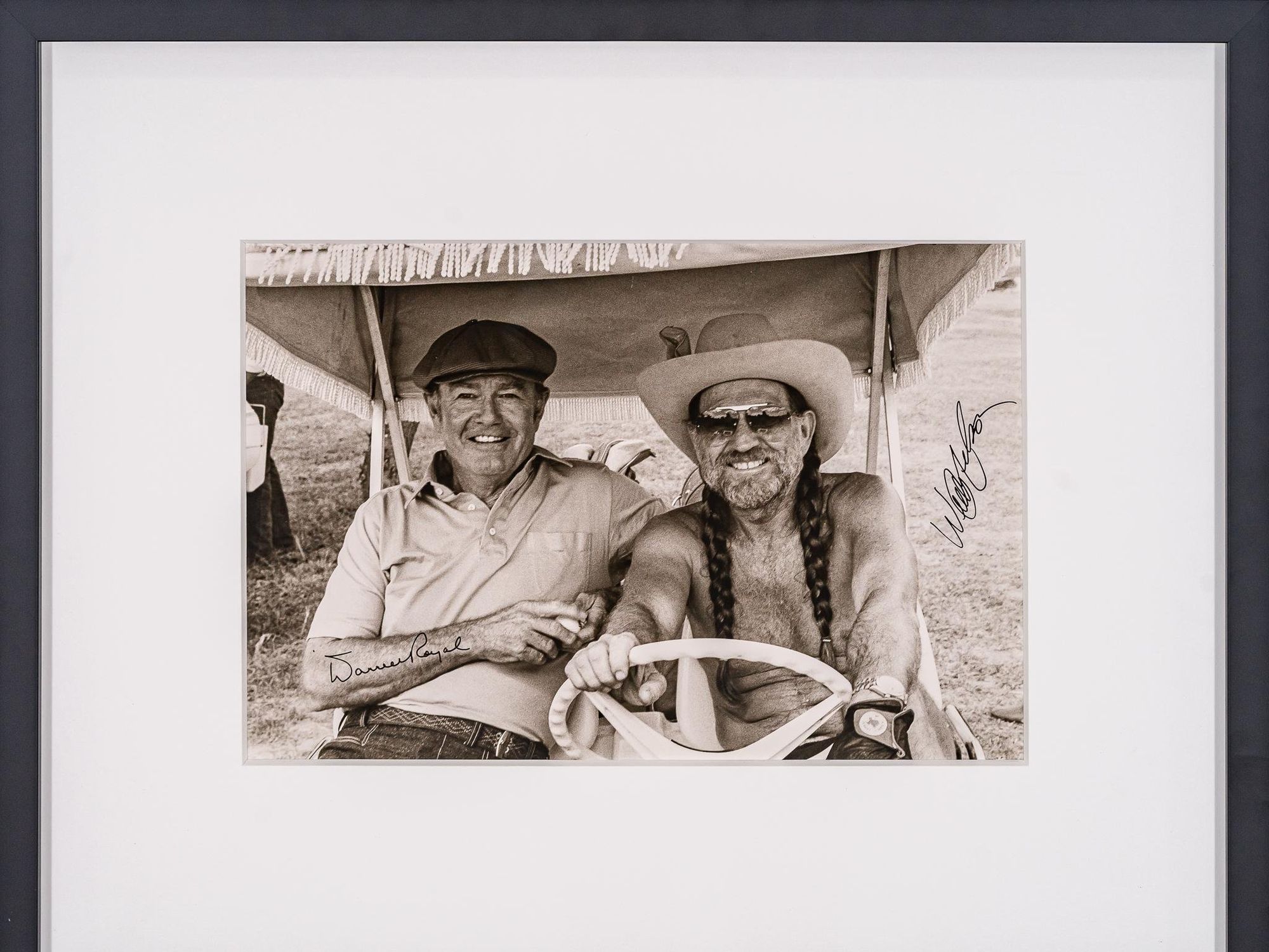 Darrell Royal and Willie Nelson