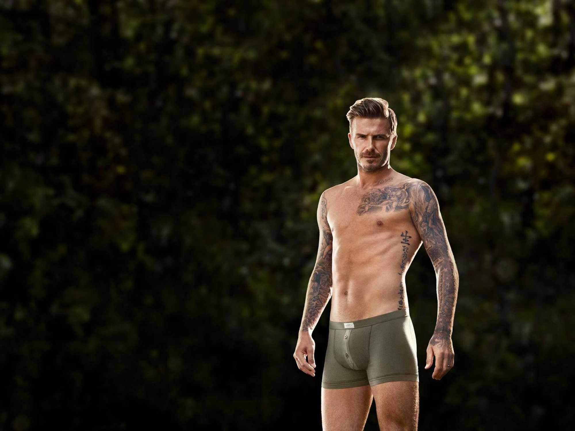 David Beckham H&M Bodywear underwear (File photo)