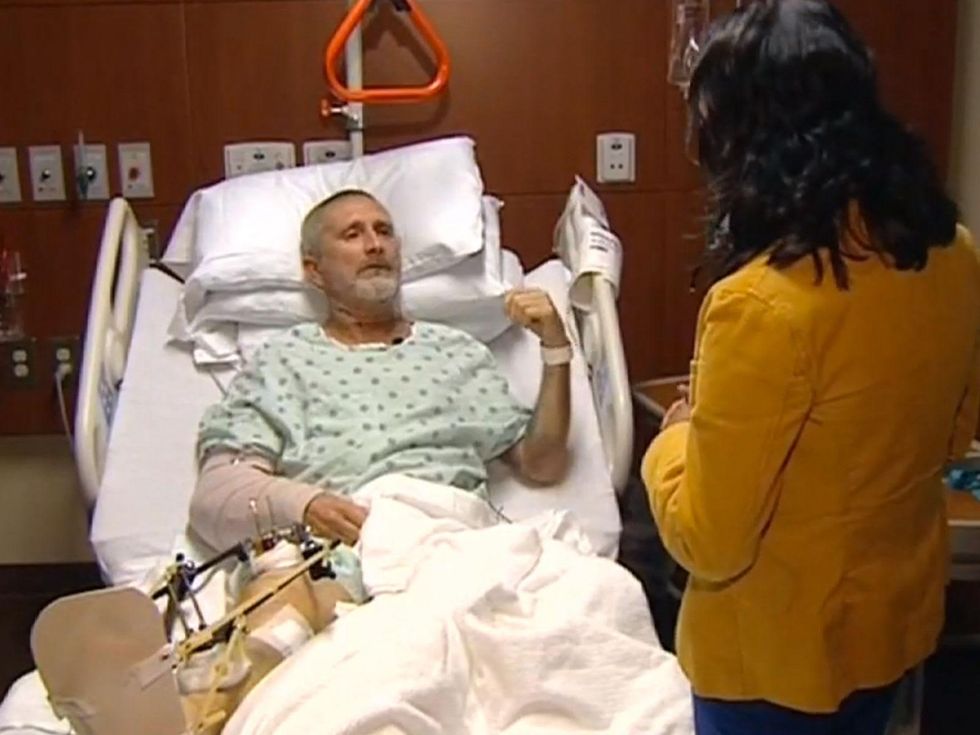 David Franey Jr. in hospital after being tied up and thrown in a ditch December 2013