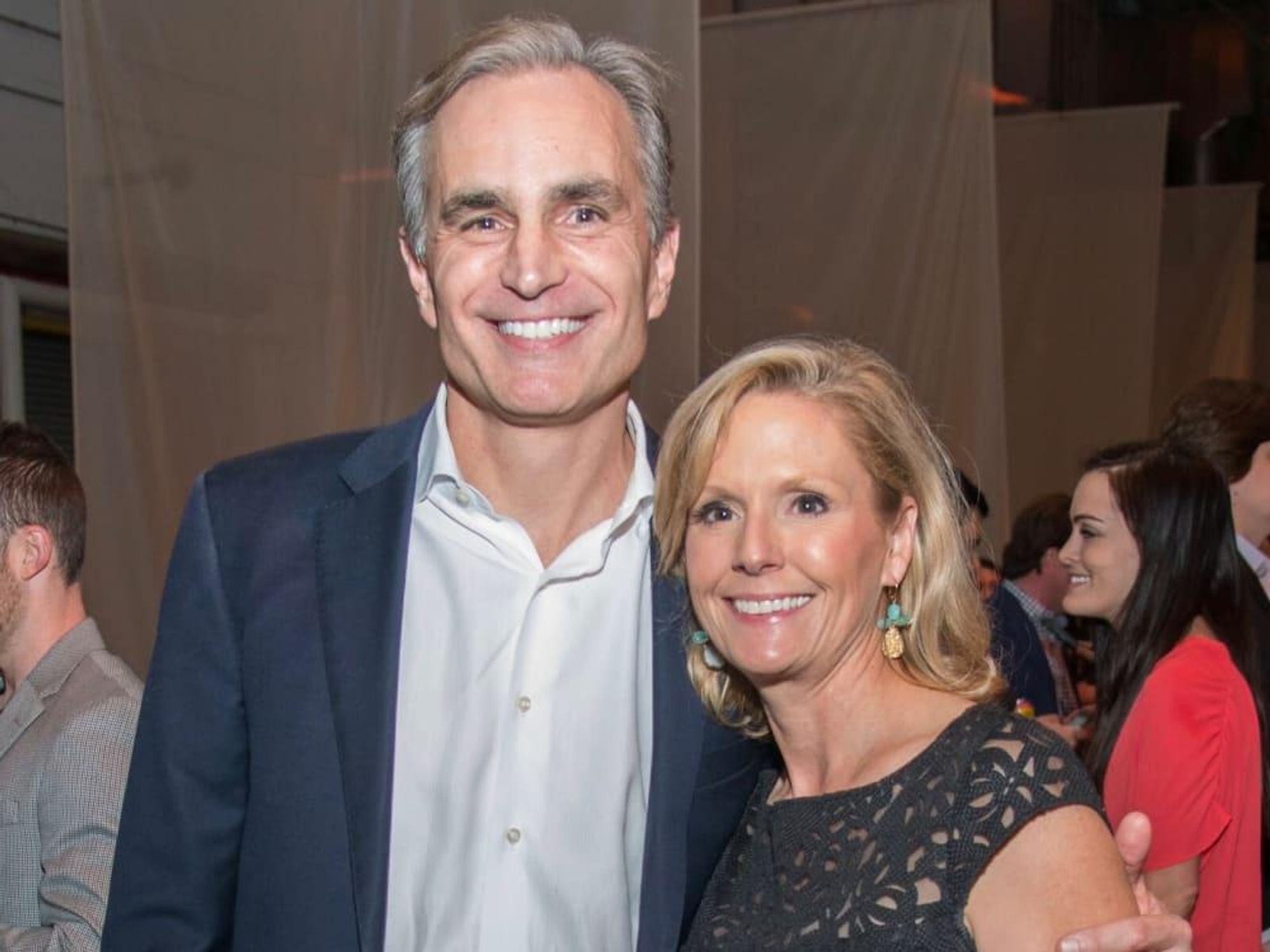 David Gow, Audrey Gow at Big Texas Party, horizontal photo