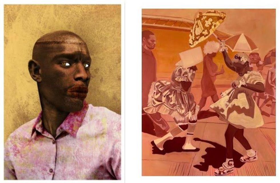 David McClinton, left, and Molly Brocklehurst, right. From "Generation Loss, Image Making in an Age of Over-Saturation."