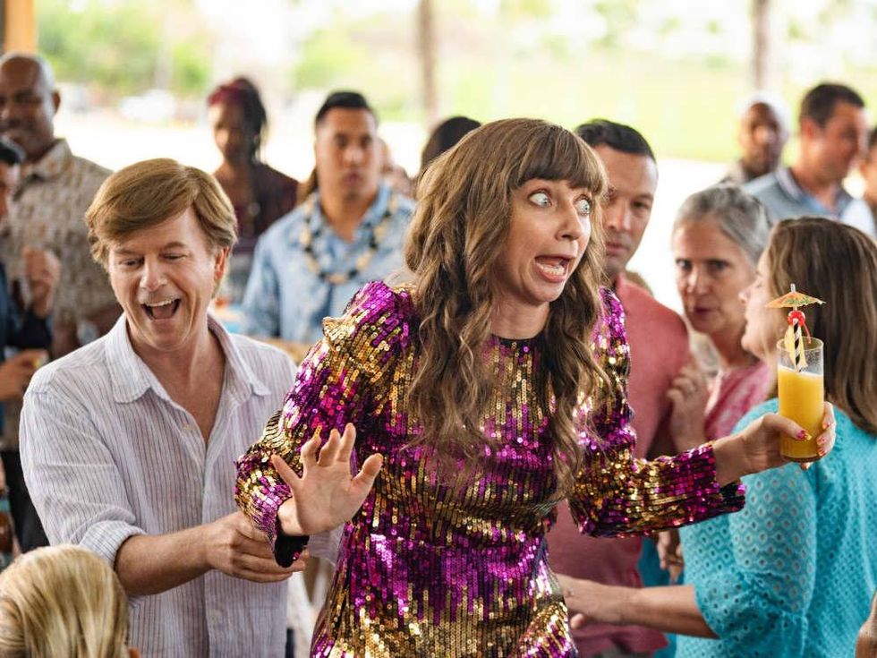 David Spade and Lauren Lapkus in The Wrong Missy