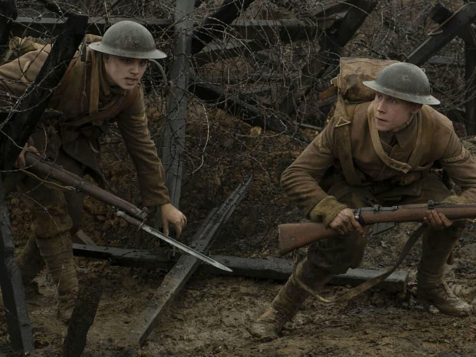 Dean-Charles Chapman and George MacKay in 1917