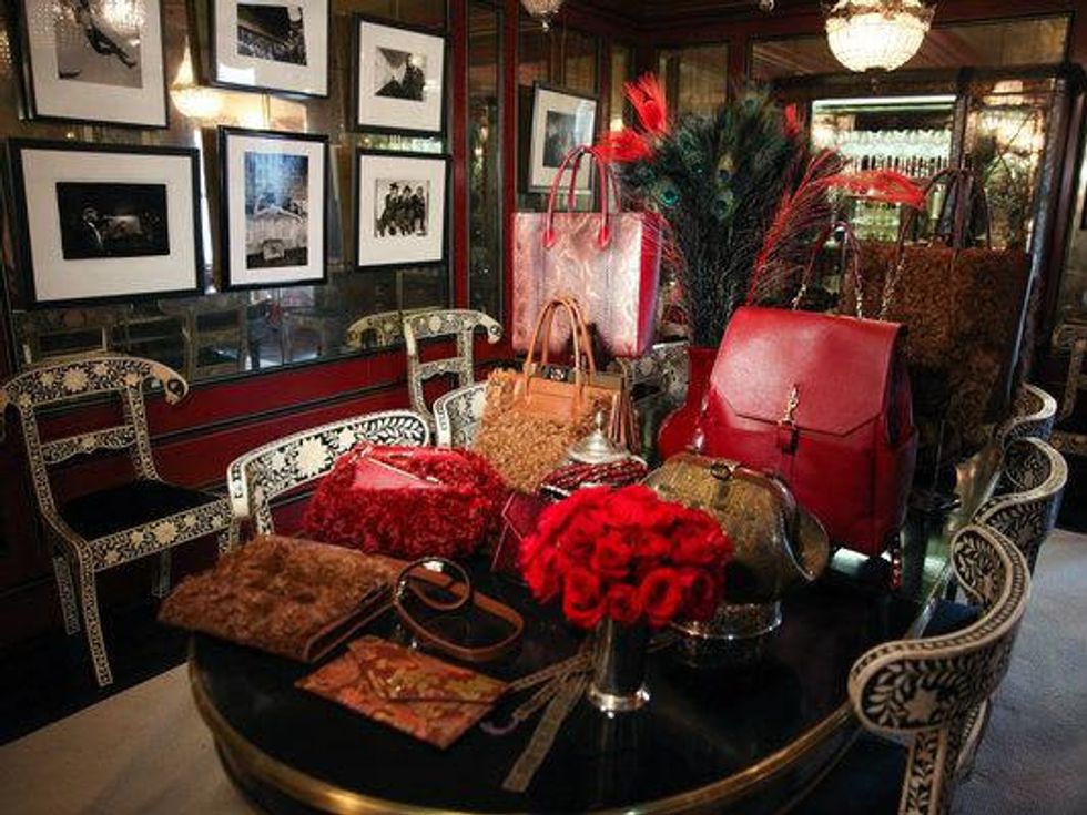 Dee Ocleppo handbags at Plaza apartment