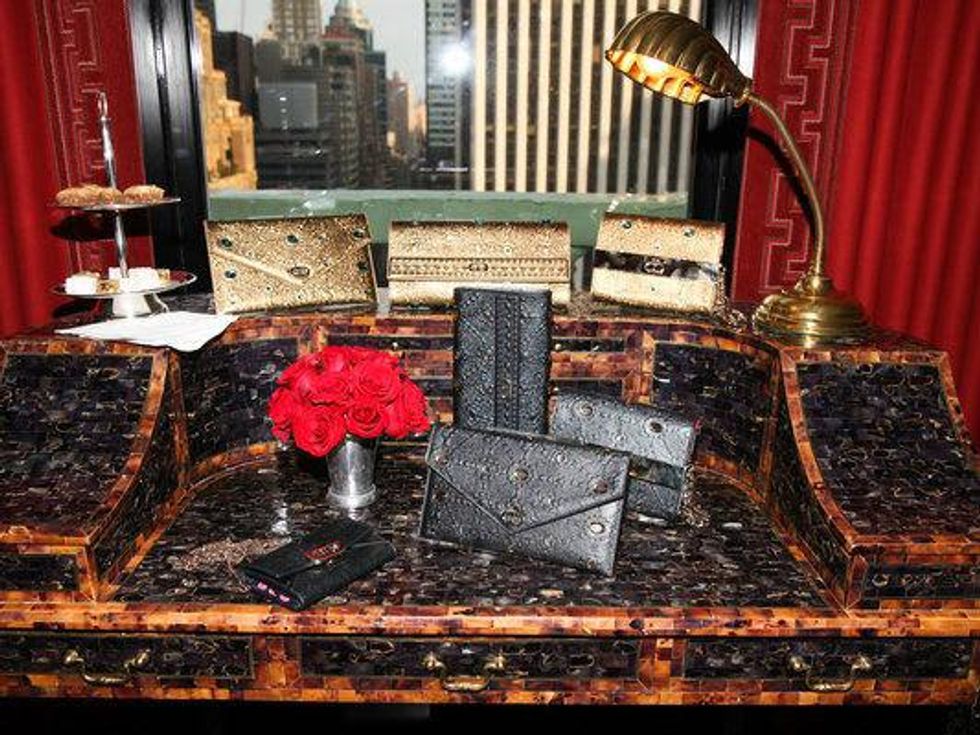 Dee Ocleppo handbags at Plaza apartment