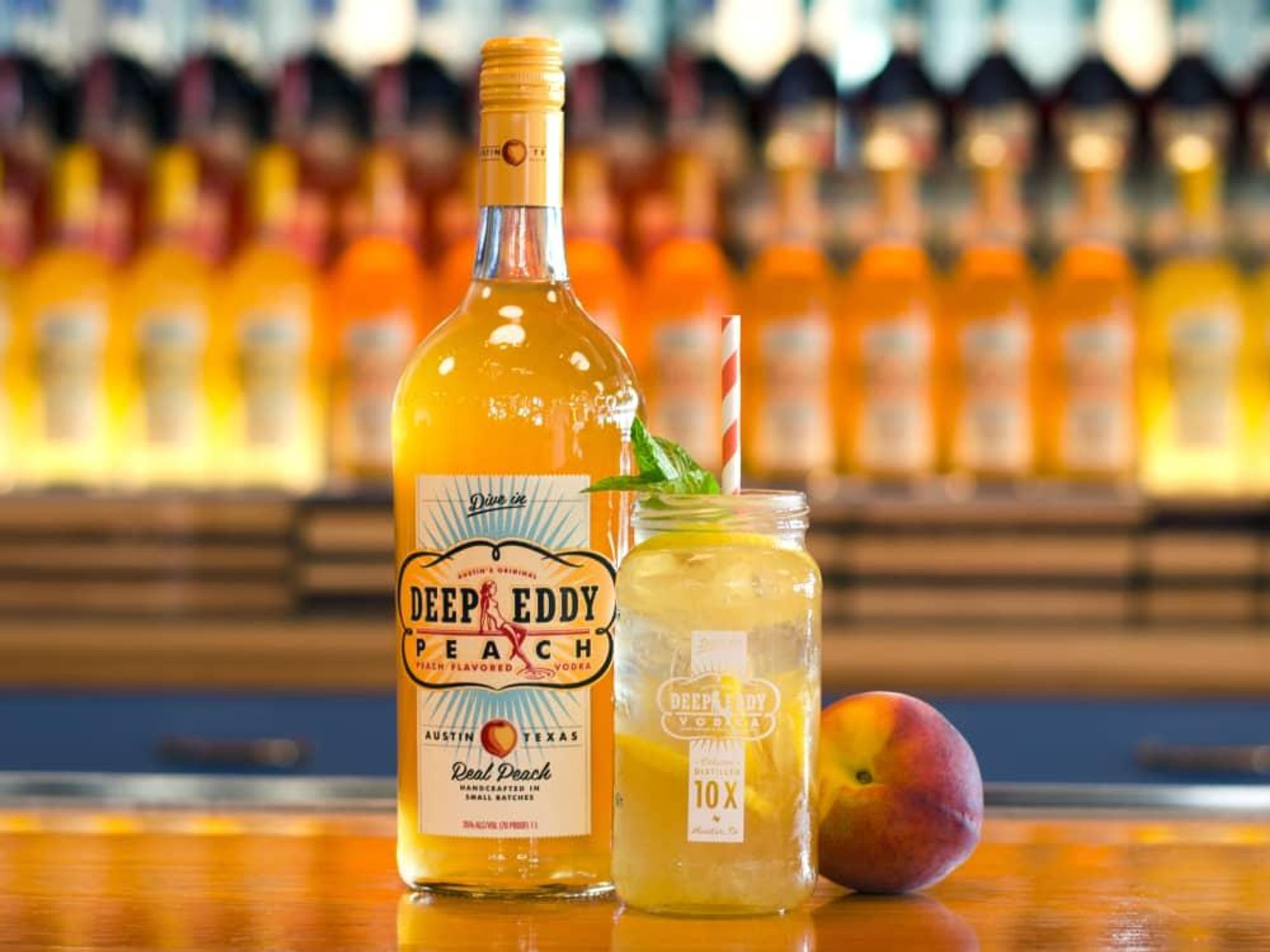Deep Eddy Vodka Peach flavor peach lemonade cocktail drink 2016