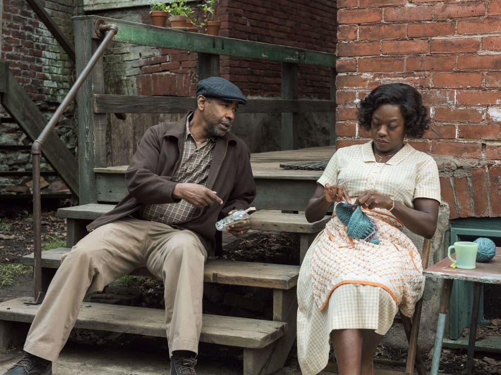 Denzel Washington and Viola Davis in Fences