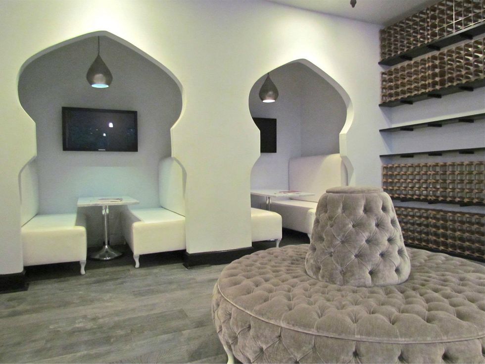 Departure Lounge booths