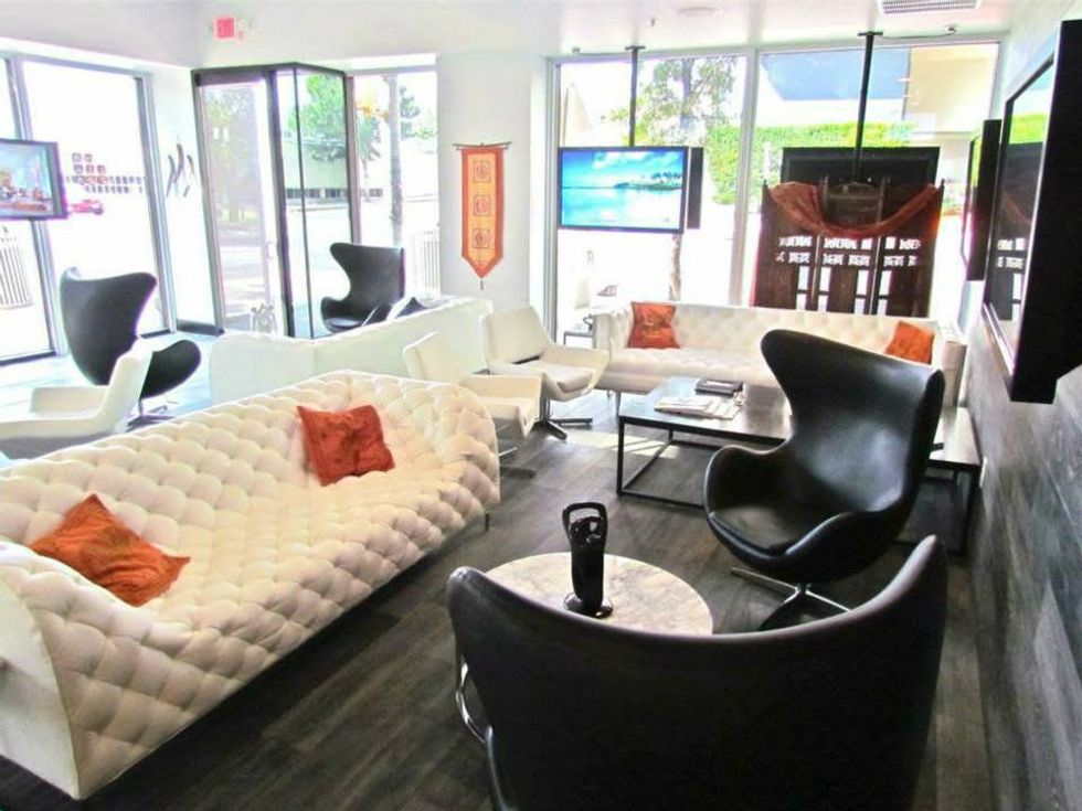 Departure Lounge egg chairs