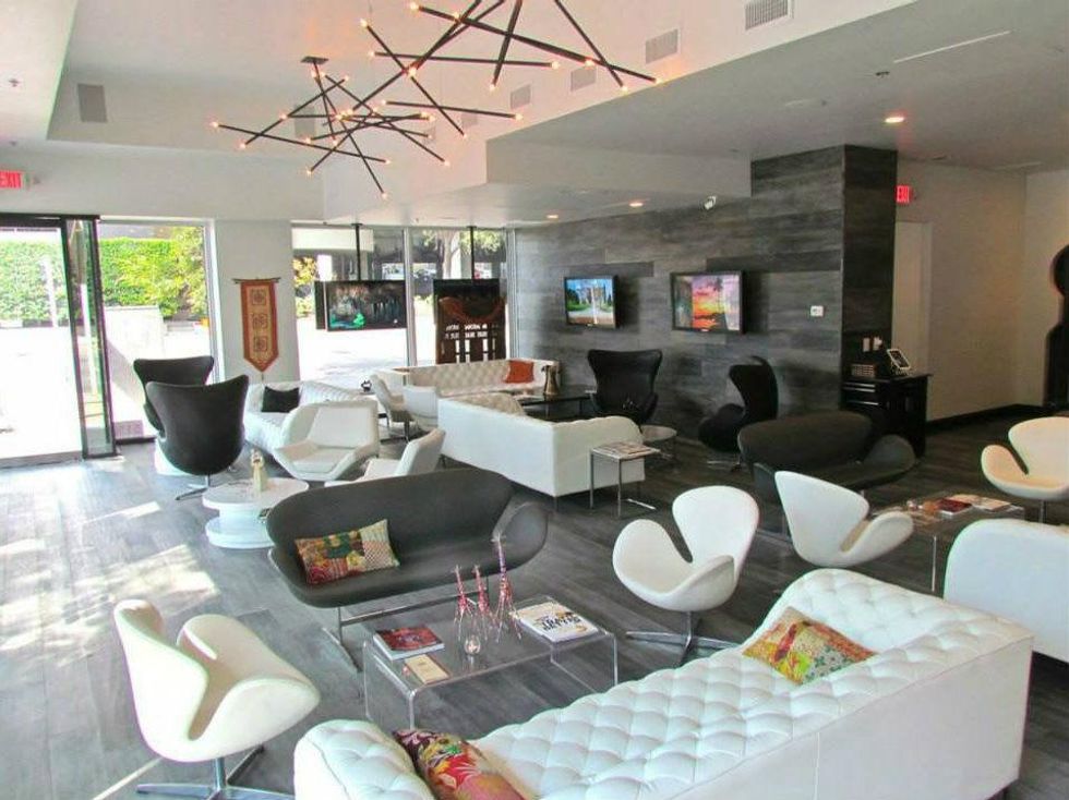 Departure Lounge windows