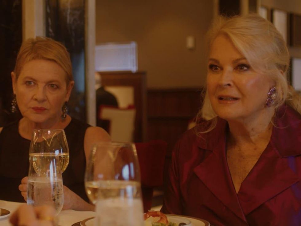 Dianne Wiest and Candice Bergen in Let Them All Talk