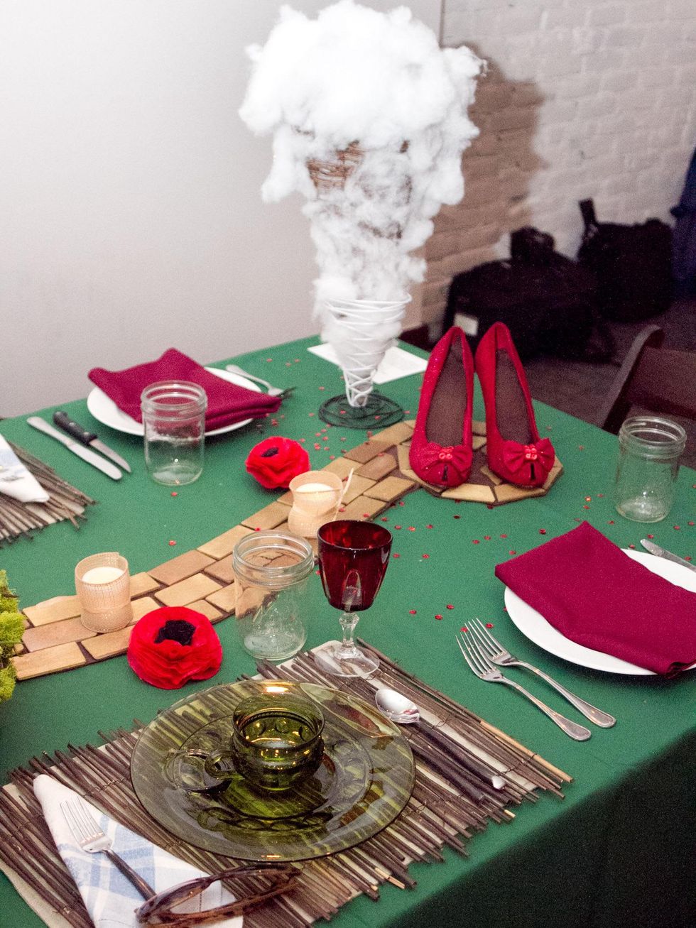 DIFFA's Urban Picnic by Design at Trinity Hall Wizard of Oz Anita Erickson Fallon Barr Red Chair Market