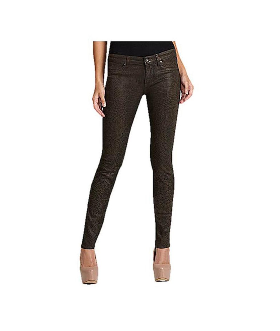 dillard's Rich & Skinny Crocodile Leather Legacy Jeans