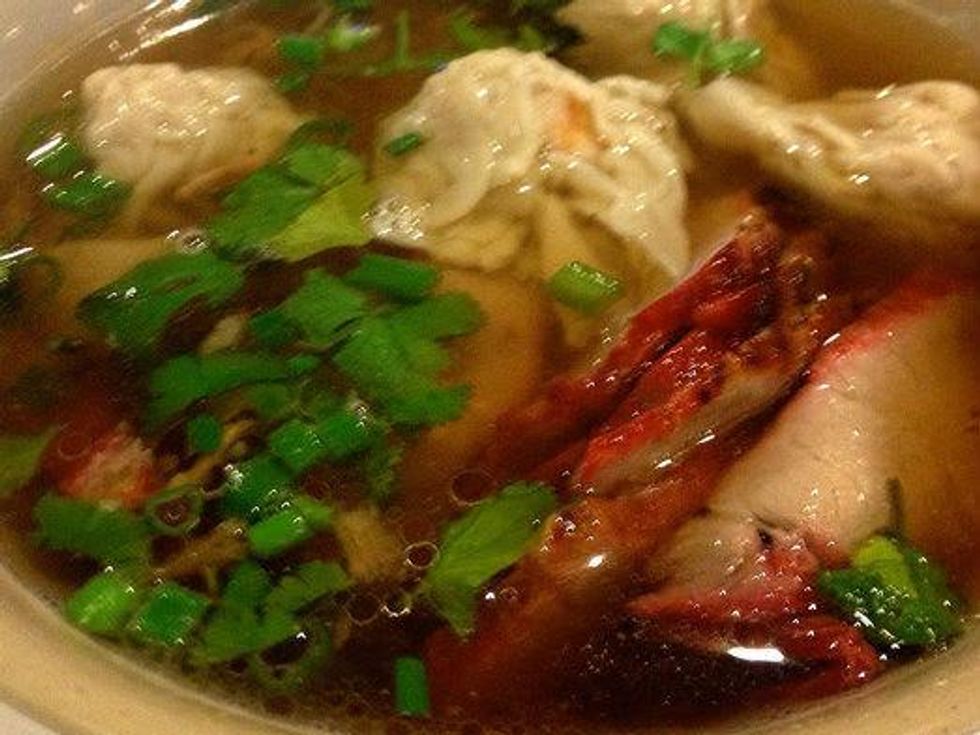 Din Ho Chinese BBQ wonton soup