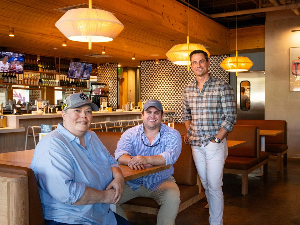 Dish Society culinary director Brandi Key, COO Trent Patterson, founder Aaron Lyons