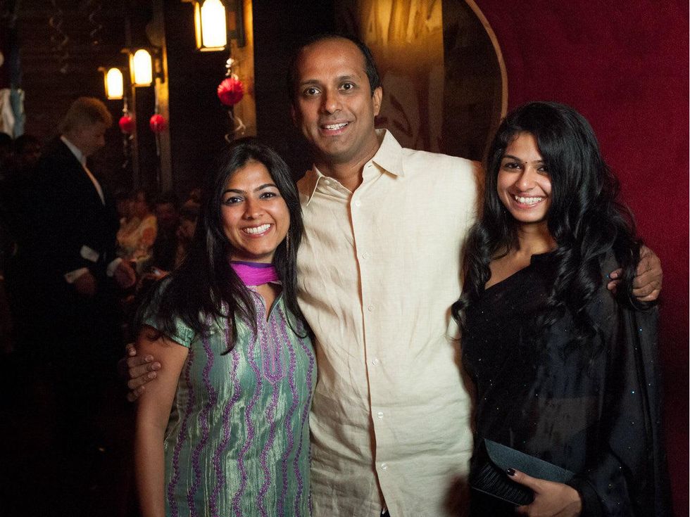 Divya, Krishna and Sangeetha at Bollywood Ball
