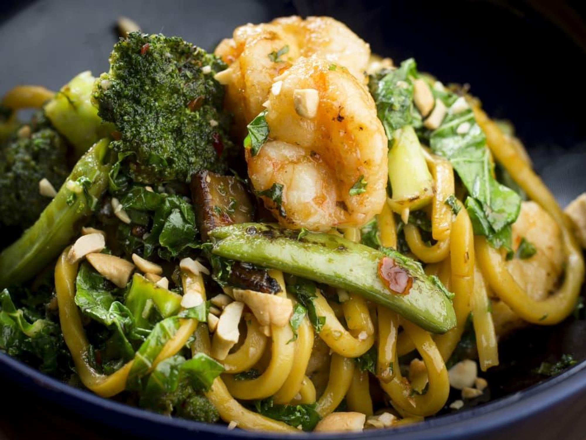 Doc B's shrimp Wok Out bowl