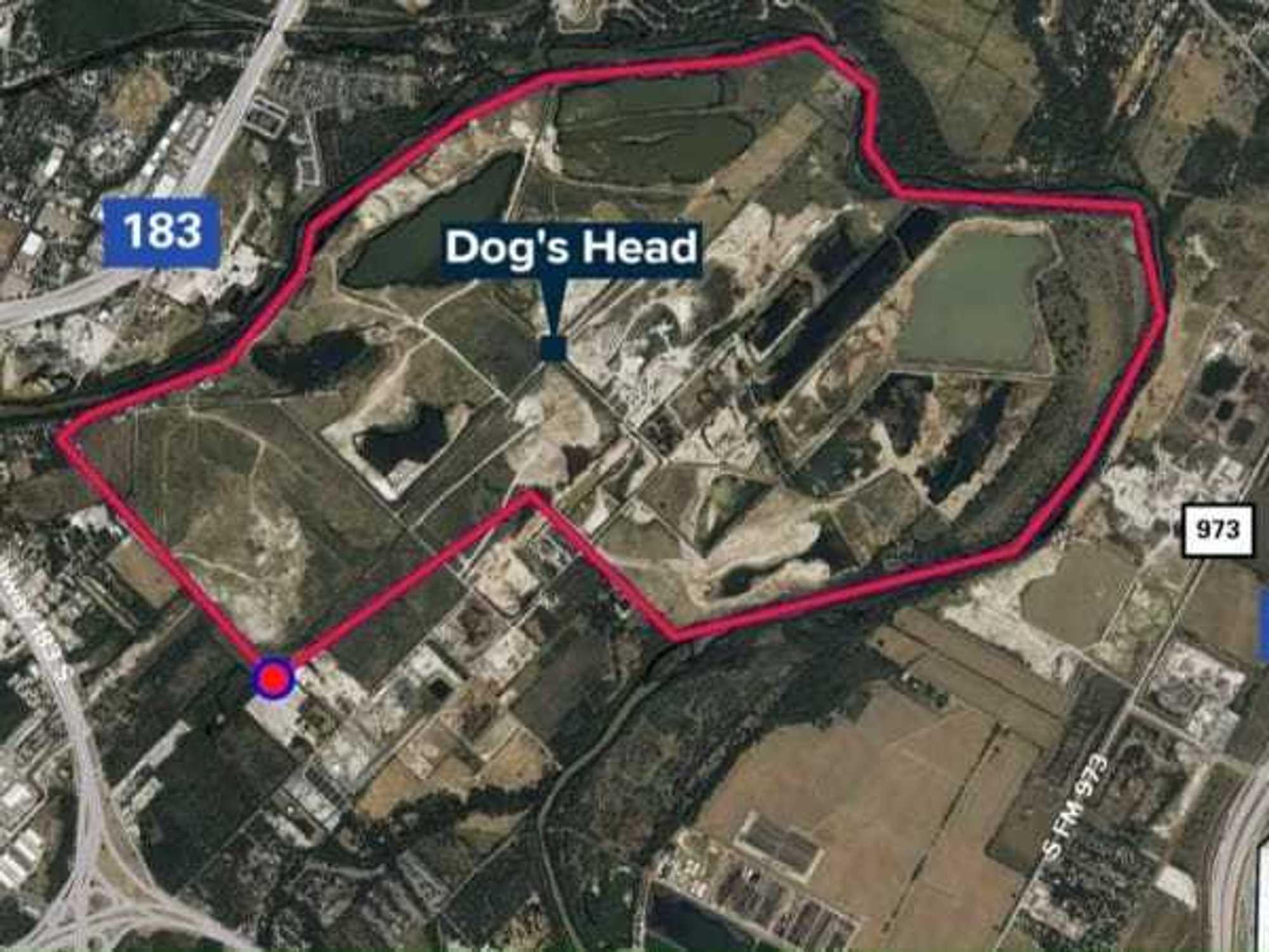 Dog's Head map