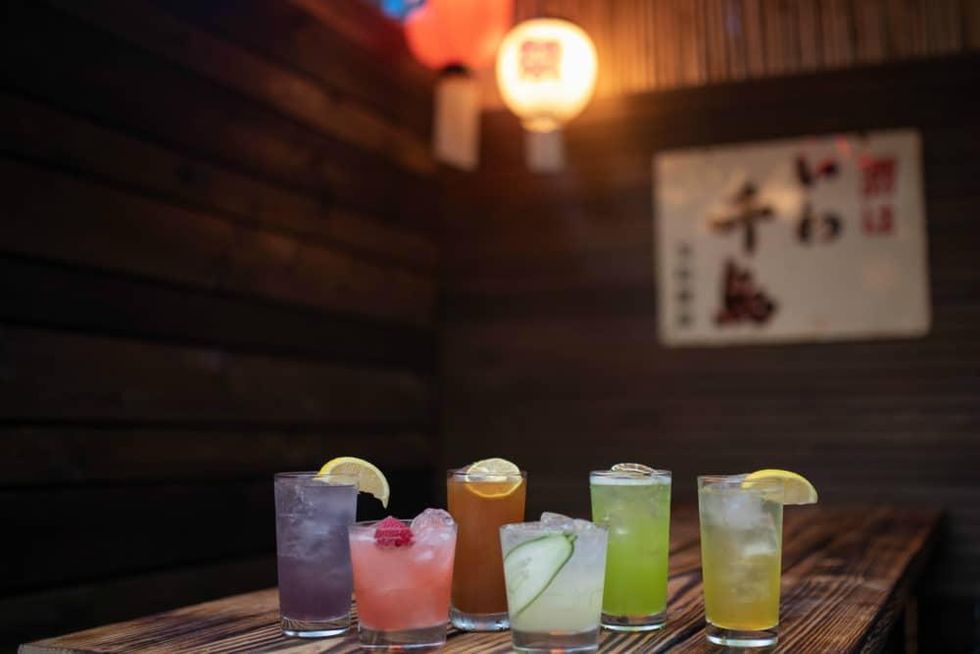 Domo Alley-Gato drinks