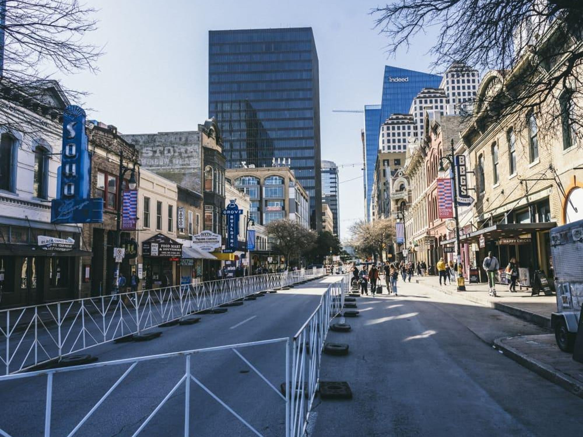 Downtown Austin during SXSW