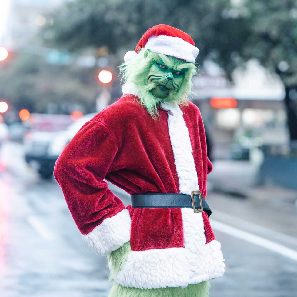 Downtown Austin holidays Grinch