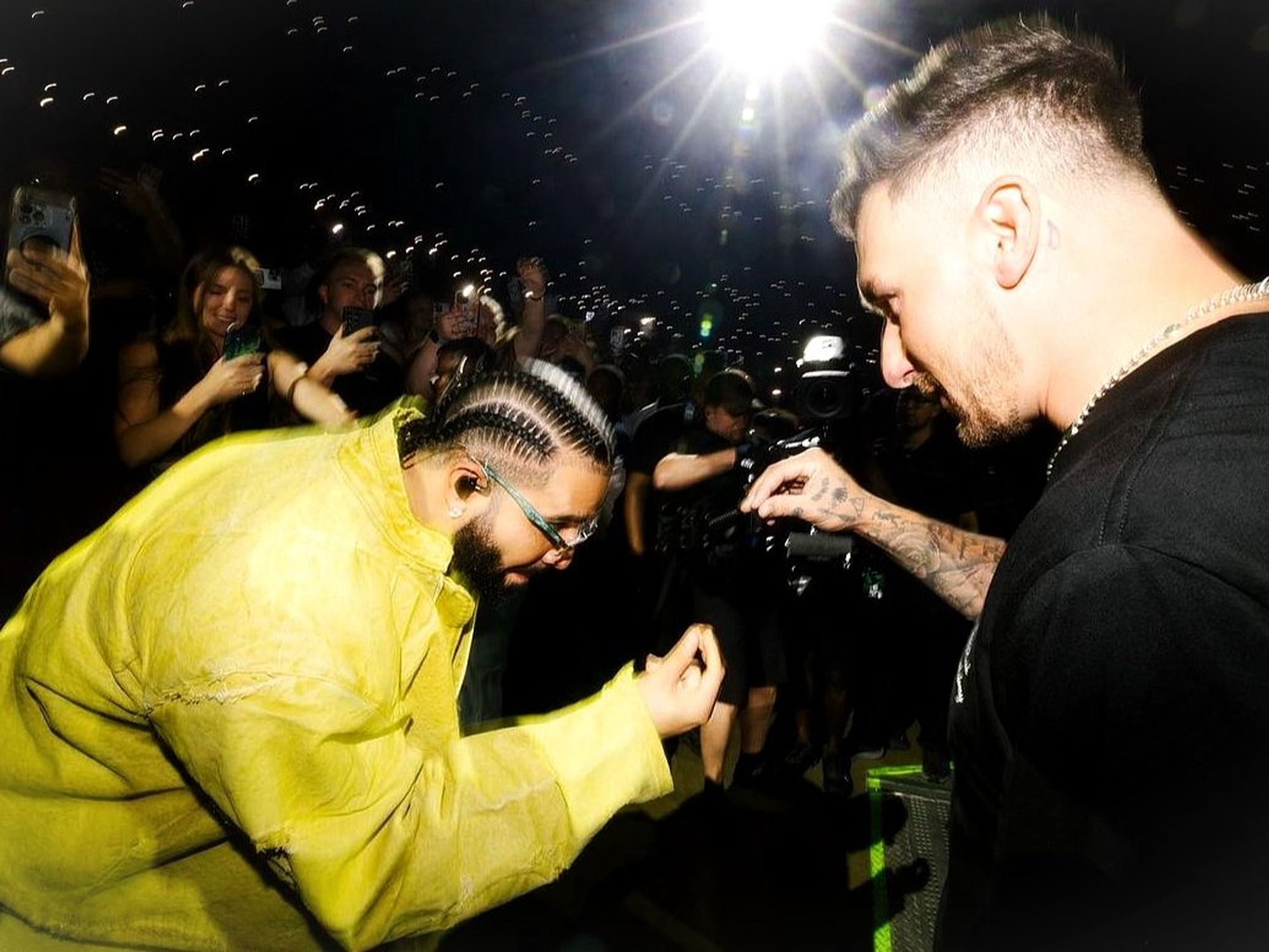 Drake Johnny Manziel Houston Toyota Center