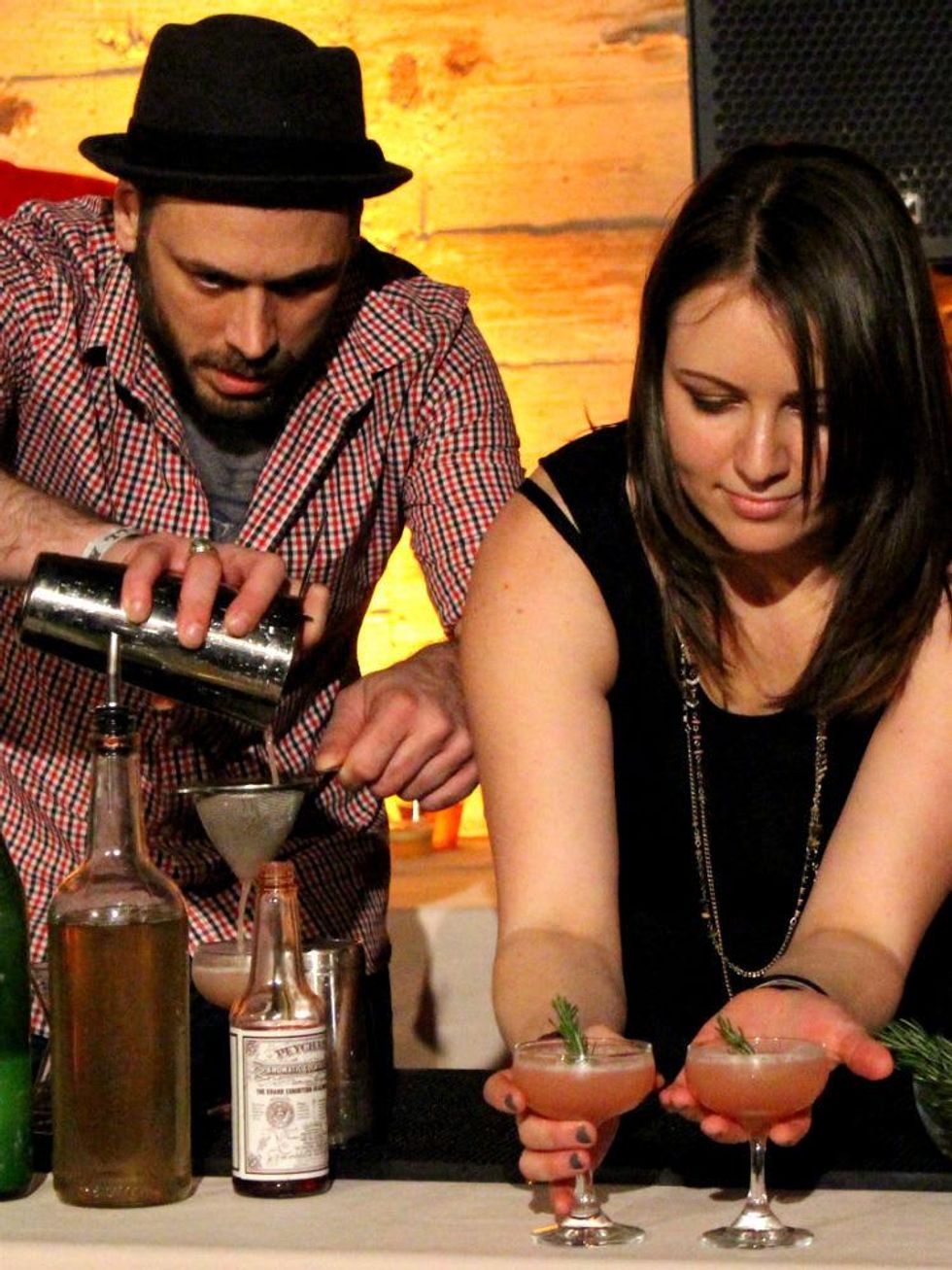 Drink of Austin_Garage cocktail bar_Indian Paintbrush_Chauncy James closeup_2015
