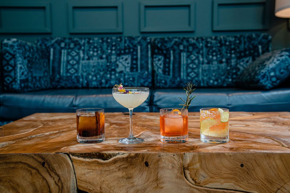 Drinks from Blue Lacy at Origin Hotel