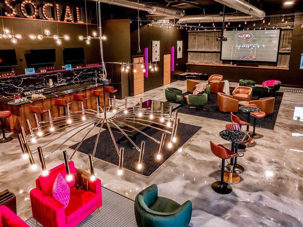 Dripping Springs Social, Vrbo Vacation Rentals of the Year 2025, entertainment barn interior