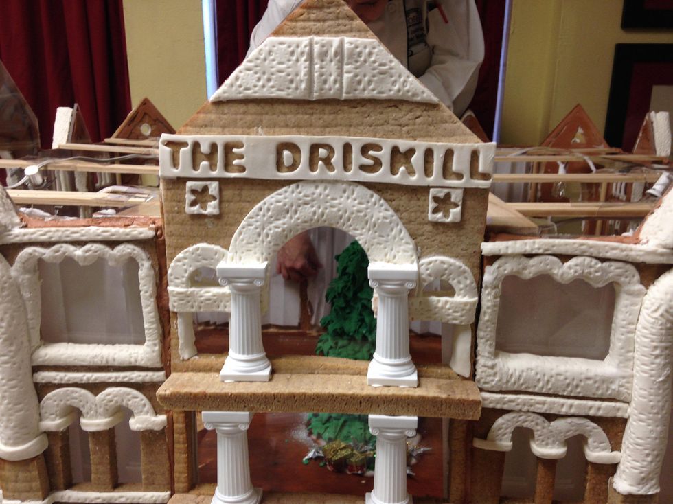 Driskill Hotel gingerbread house