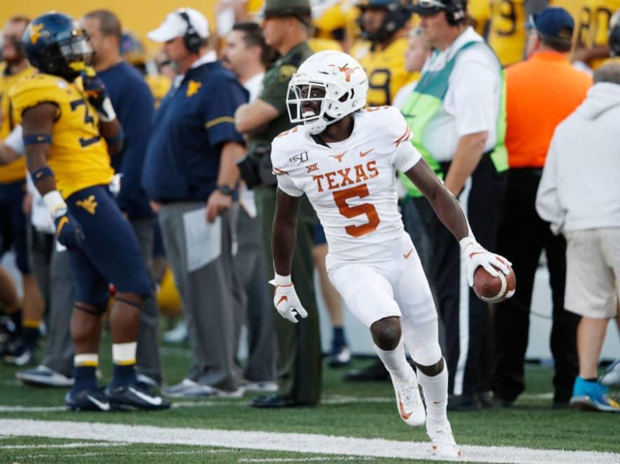 D’Shawn Jamison University of Texas Longhorns West Virginia game
