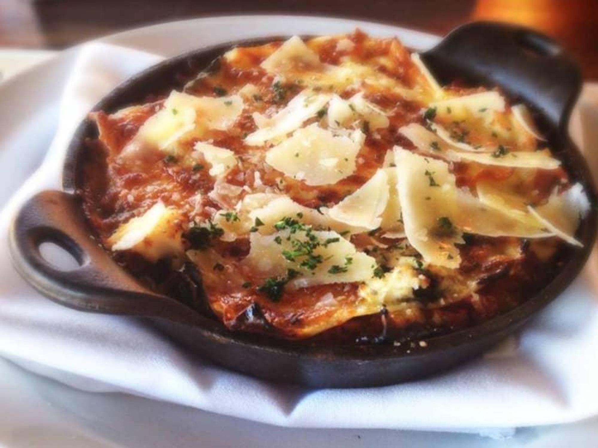 Due Forni Pizza & Wine lasagna