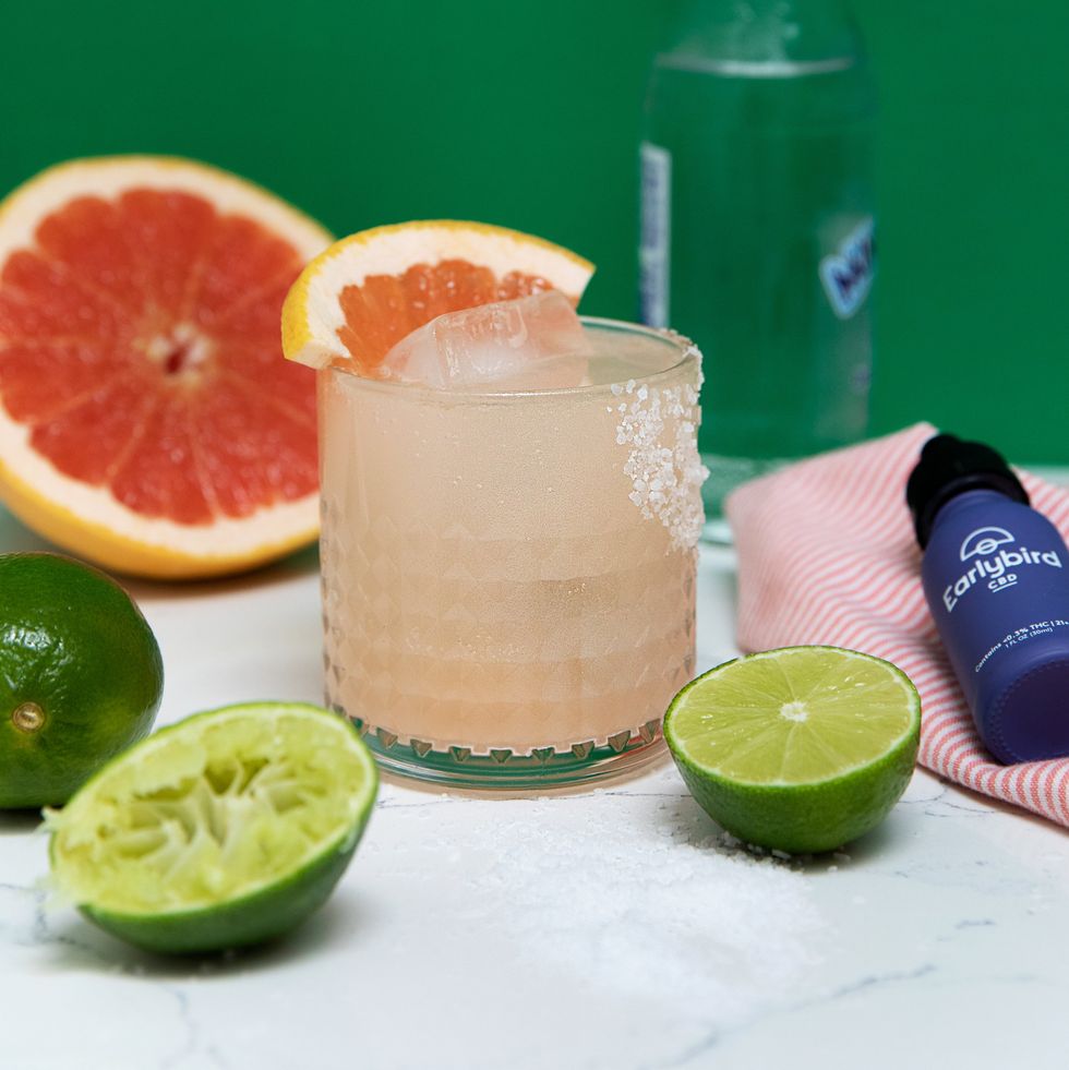 Earlybird CBD-infused Summer Paloma mocktail