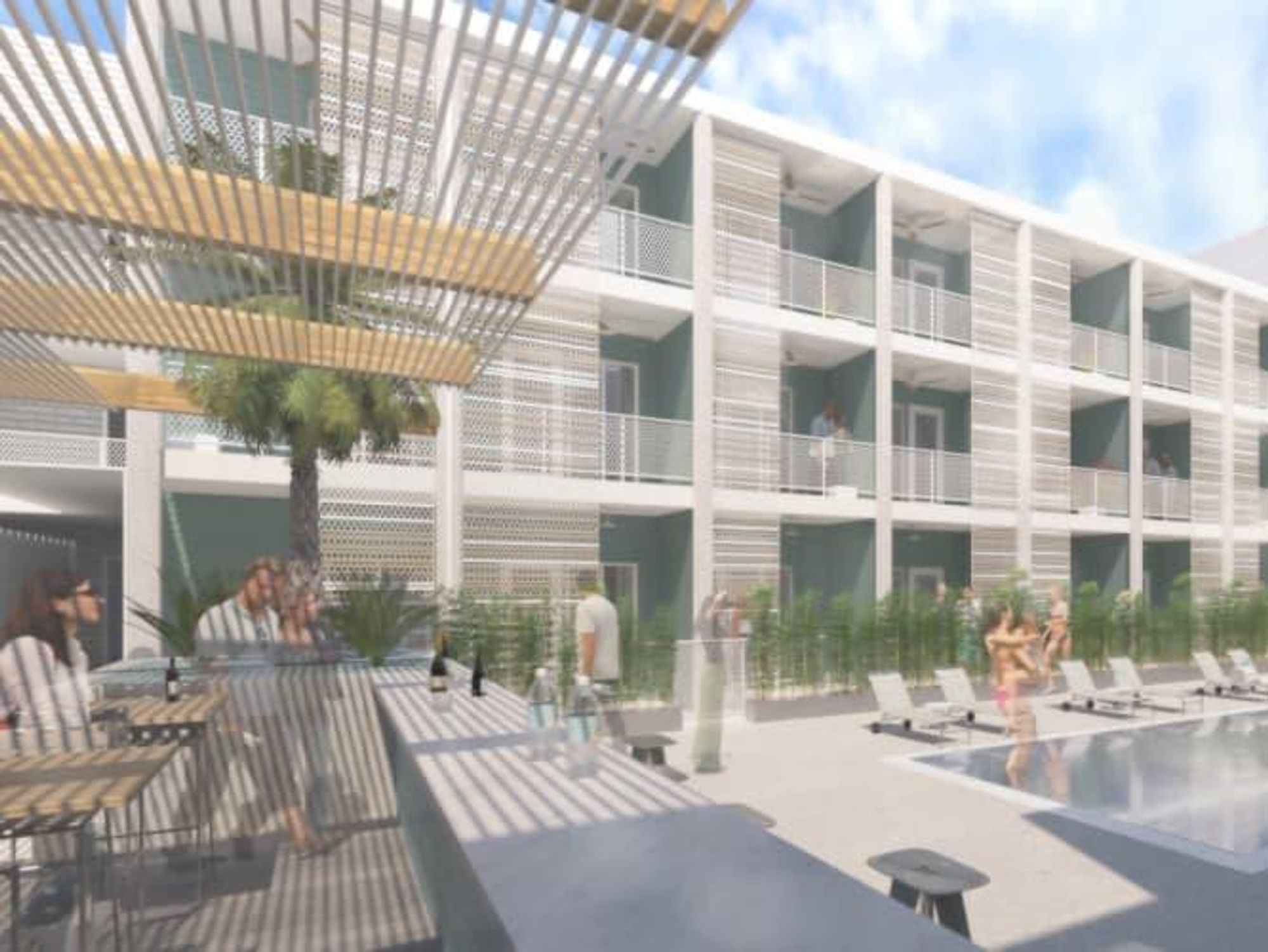 East Austin Hotel rendering