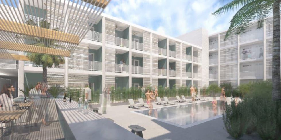East Austin Hotel rendering