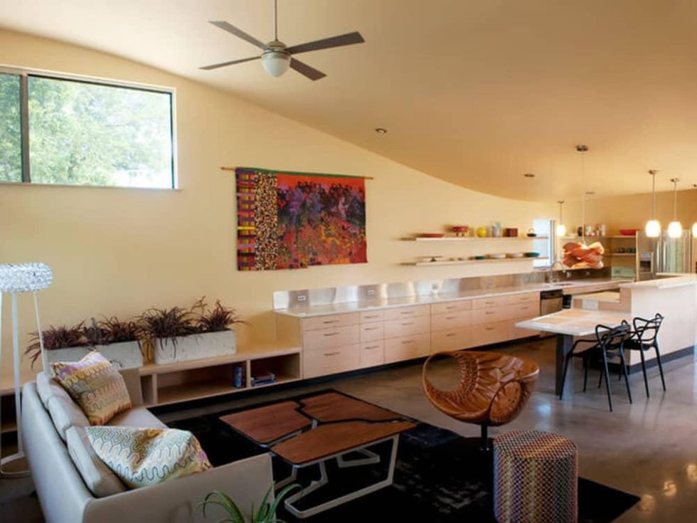 East Austin house home Houzz universal design
