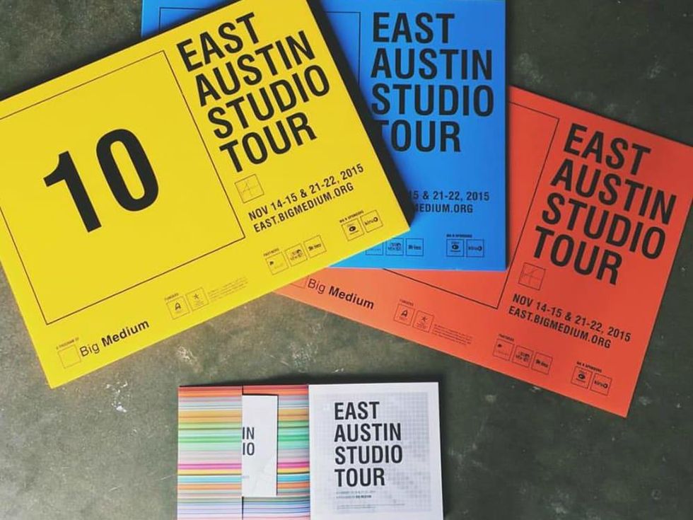 East Austin Studio Tour Big Medium signs catalog 2015