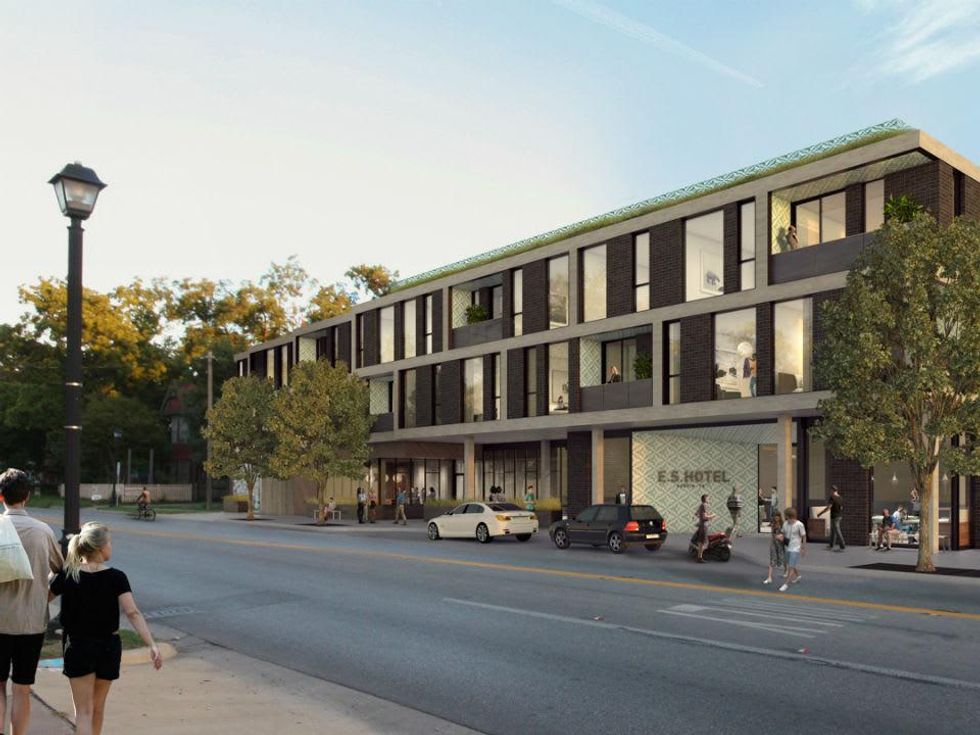 East Side Hotel_Cesar Chavez_rendering_2015