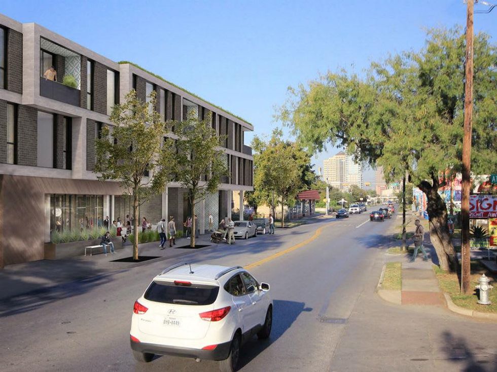 East Side Hotel_Cesar Chavez street_rendering_2015