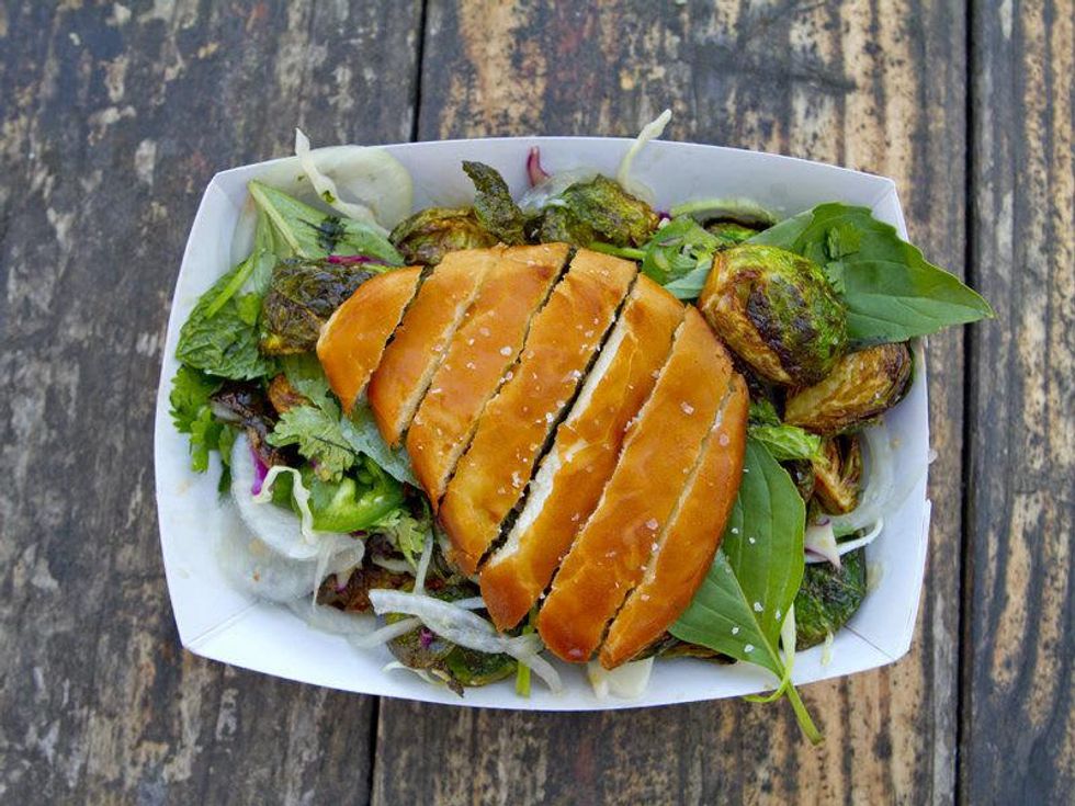 East Side King Brussels sprout salad