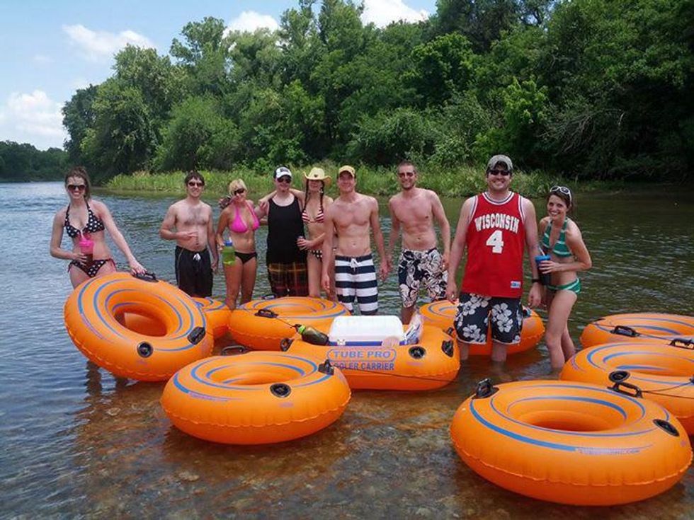 Tubing in town Secret Beach the newest floating destination