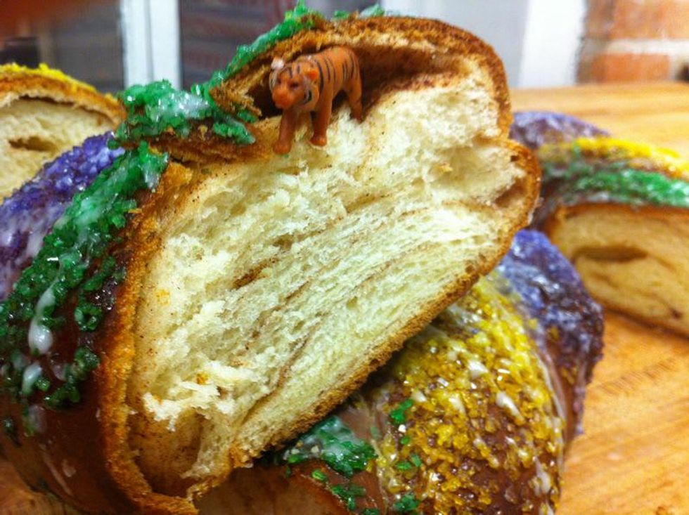 Easy Tiger king cake