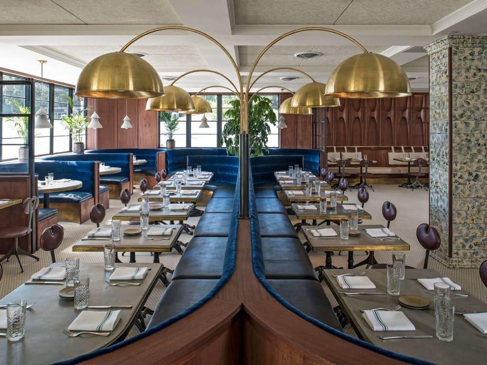 Eberly dining room restaurant Austin