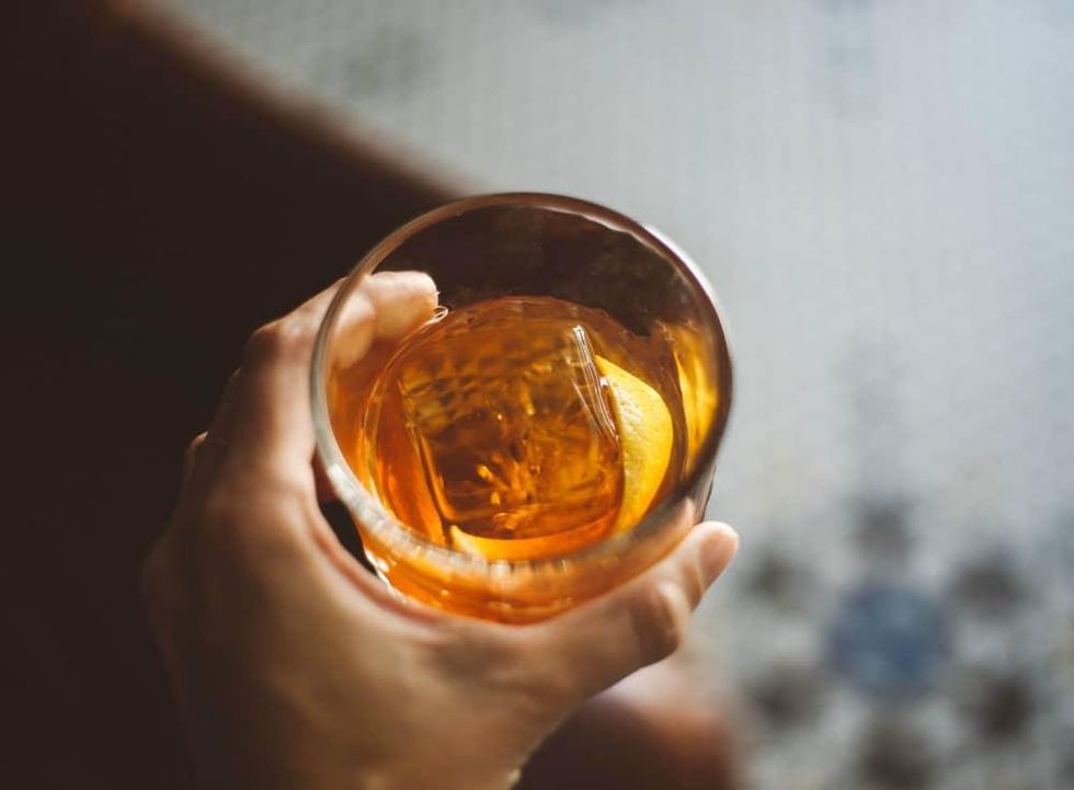 Eberly Smokin' Barrell cocktail