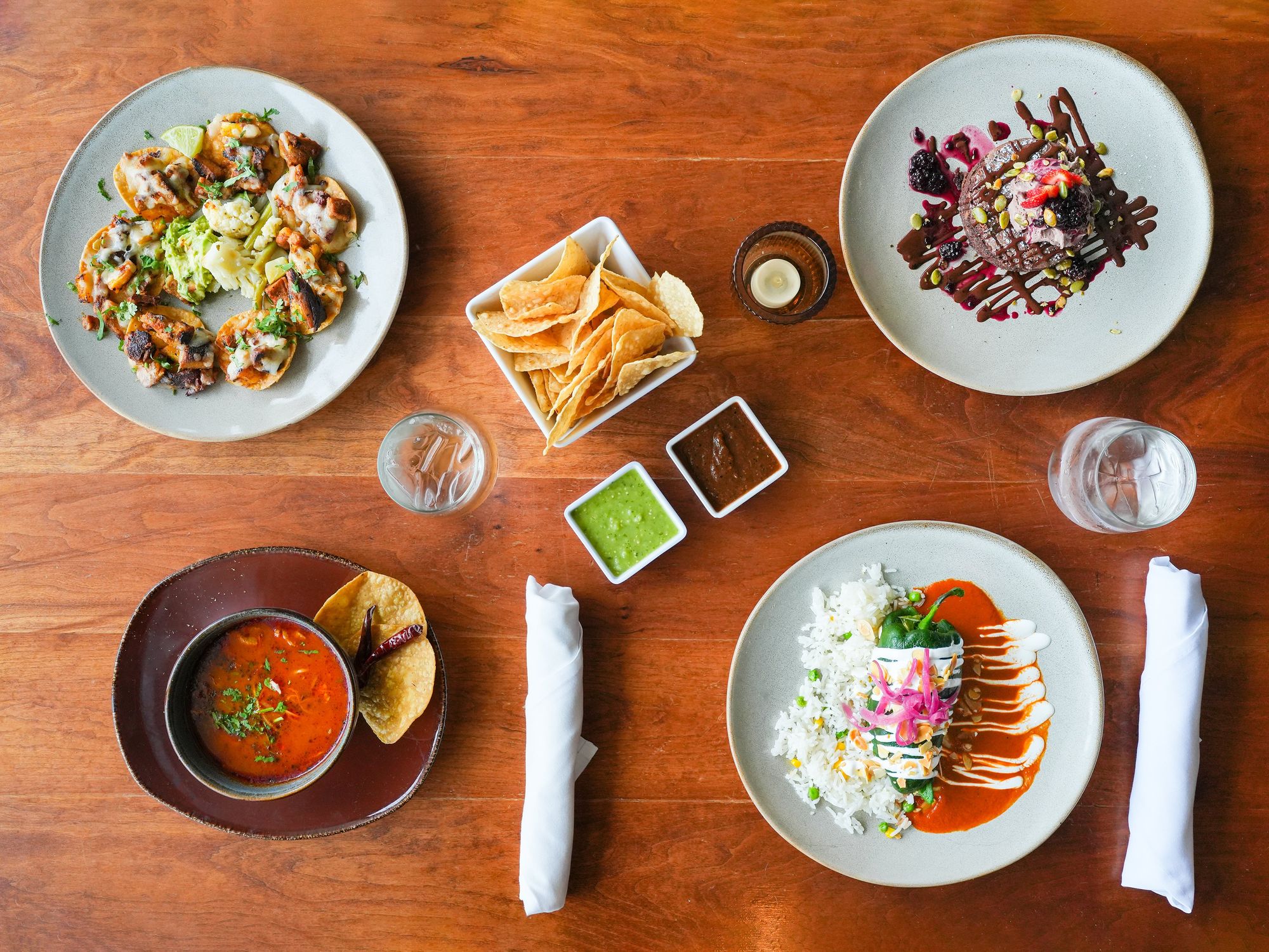 El Alma Austin dishes