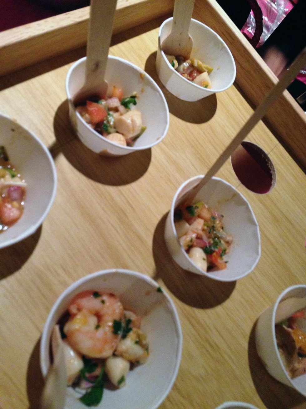 El Alma ceviche at Dames Across Texas event