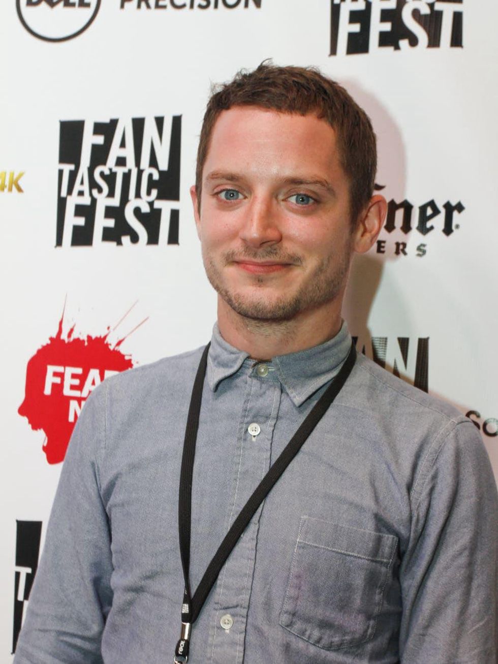 Elijah Wood at red carpet premiere of Grand Piano at Fantastic Fest