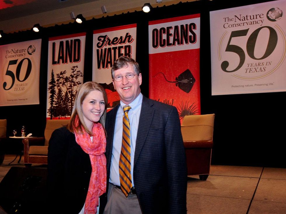 Elizabeth Ayres Domenech and Bob Ayres at Nature Conservancy Luncheon